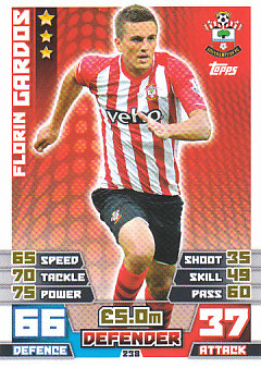 Florin Gardos Southampton 2014/15 Topps Match Attax #238